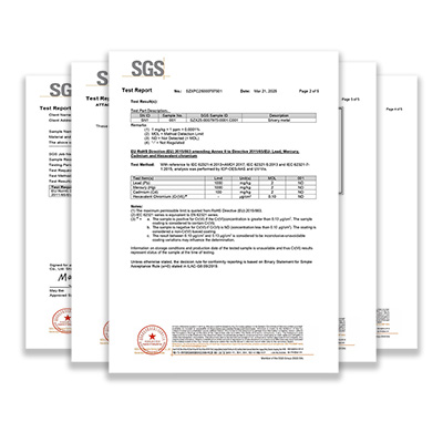 SGS test report for ASTM F136 titanium used by GTCC jewelry manufacturer.